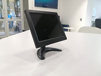 Монитор Poscenter 8" TFT LED (VGA+AV+HDMI) (800х600, 4:3,  HDMI 1,5 м, подставка, БП), черный